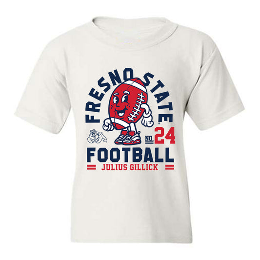 Fresno State - NCAA Football : Julius Gillick - Fashion Shersey Youth T-Shirt-0