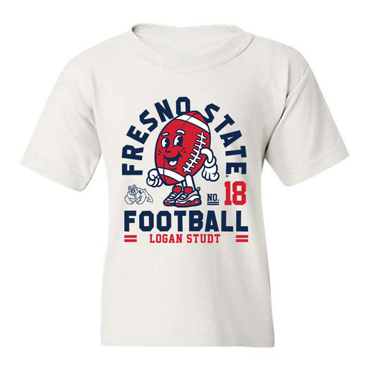 Fresno State - NCAA Football : Logan Studt - Fashion Shersey Youth T-Shirt-0