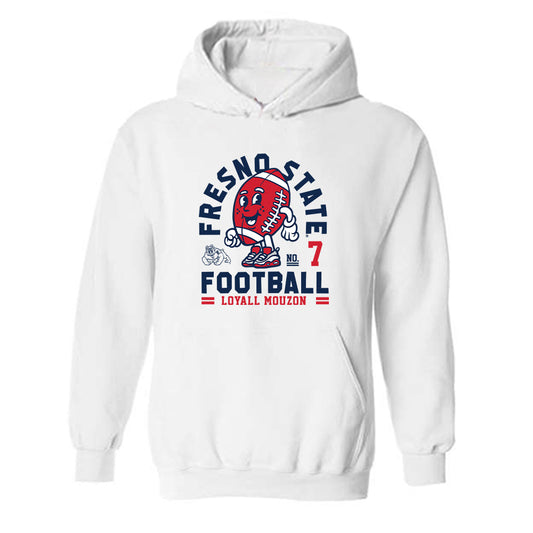 Fresno State - NCAA Football : Loyall Mouzon - Fashion Shersey Hooded Sweatshirt-0