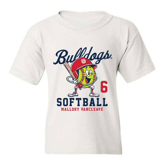 Fresno State - NCAA Softball : Mallory Vancleave - Fashion Shersey Youth T-Shirt-0