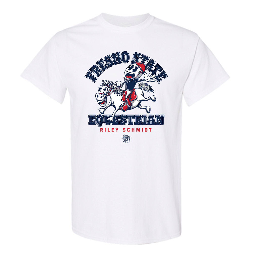 Fresno State - NCAA Equestrian : Riley Schmidt - Fashion Shersey T-Shirt-0