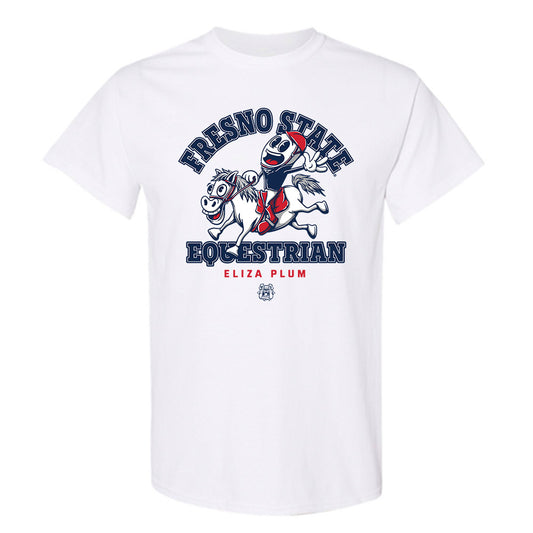 Fresno State - NCAA Equestrian : Eliza Plum - Fashion Shersey T-Shirt-0
