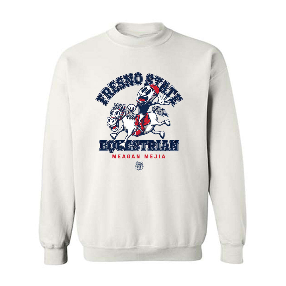 Fresno State - NCAA Equestrian : Meagan Mejia - Fashion Shersey Crewneck Sweatshirt-0