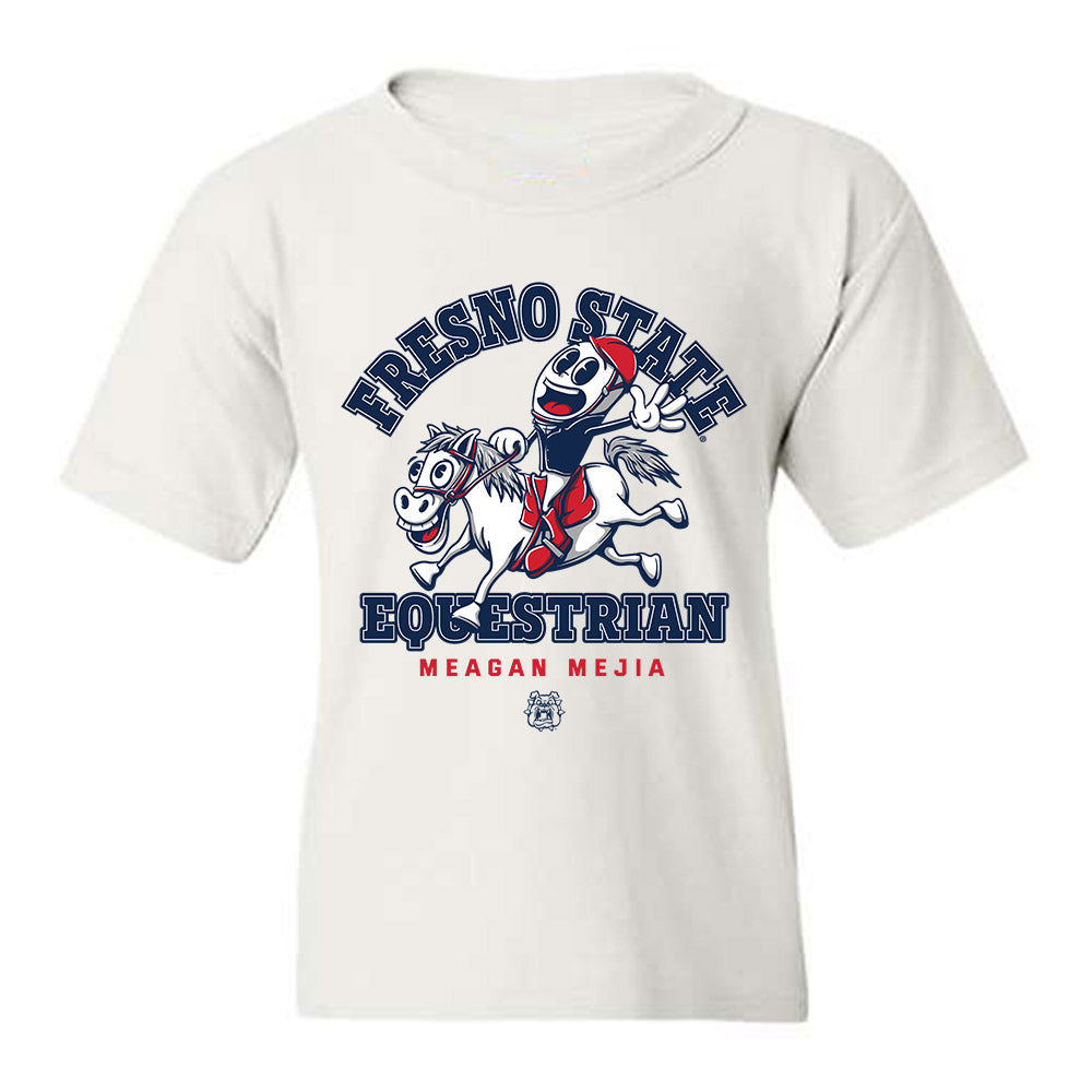 Fresno State - NCAA Equestrian : Meagan Mejia - Fashion Shersey Youth T-Shirt-0