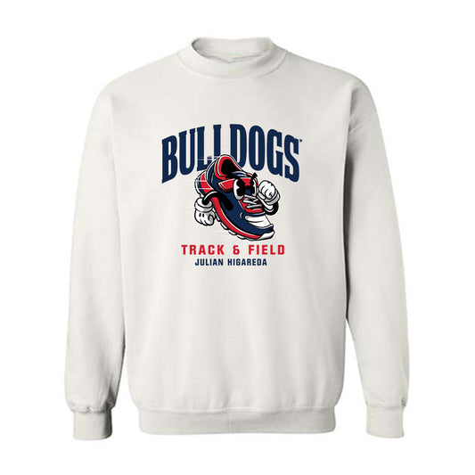 Fresno State - NCAA Men's Track & Field : Julian Higareda - Fashion Shersey Crewneck Sweatshirt-0