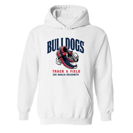 Fresno State - NCAA Women's Track & Field : Zoe-analia Goldsmith - Fashion Shersey Hooded Sweatshirt-0