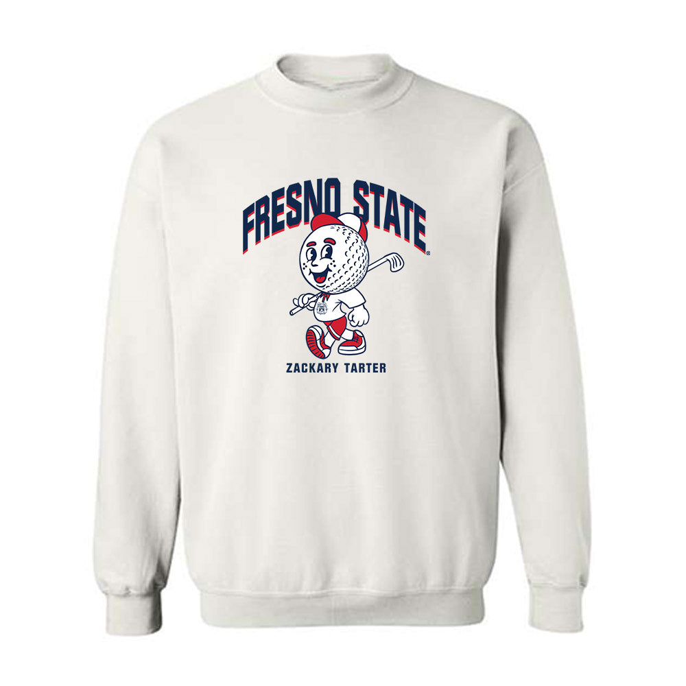 Fresno State - NCAA Men's Golf : Zackary Tarter - Fashion Shersey Crewneck Sweatshirt-0