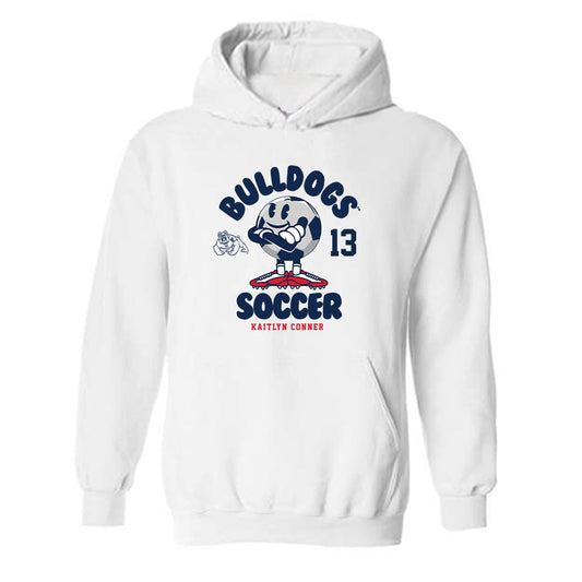Fresno State - NCAA Women's Soccer : Kaitlyn Conner - Fashion Shersey Hooded Sweatshirt-0