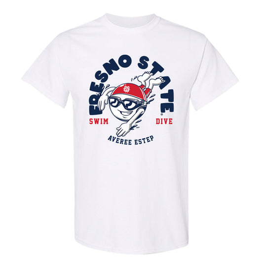 Fresno State - NCAA Women's Swimming & Diving : Averee Estep - Fashion Shersey T-Shirt-0