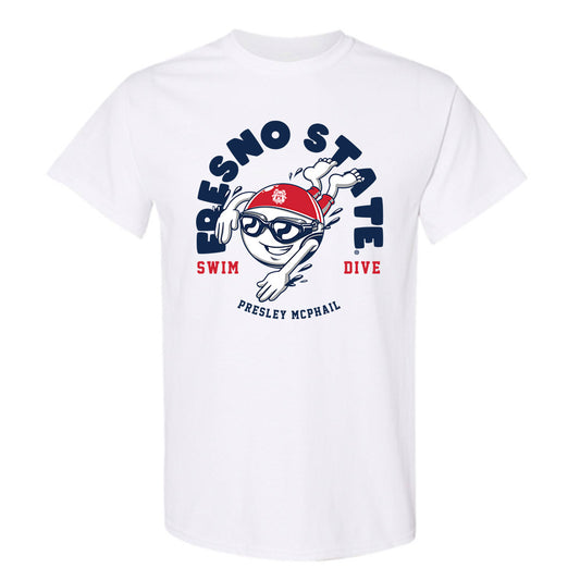 Fresno State - NCAA Women's Swimming & Diving : Presley McPhail - Fashion Shersey T-Shirt-0