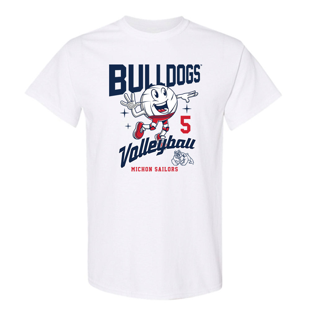 Fresno State - NCAA Women's Volleyball : michon sailors - Fashion Shersey T-Shirt-0