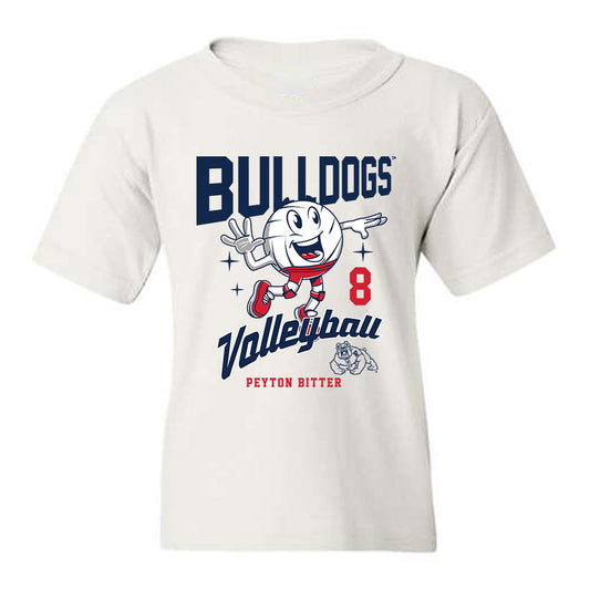 Fresno State - NCAA Women's Volleyball : Peyton Bitter - Fashion Shersey Youth T-Shirt-0
