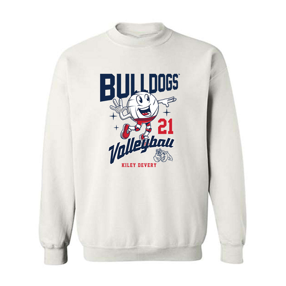 Fresno State - NCAA Women's Volleyball : Kiley Devery - Fashion Shersey Crewneck Sweatshirt-0