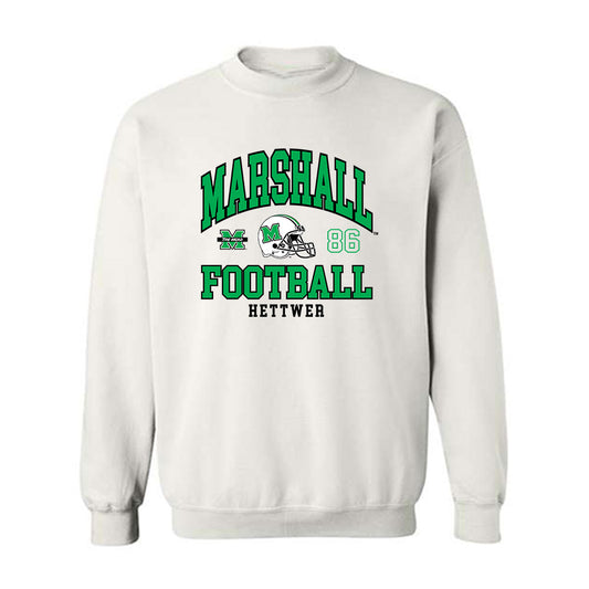 Marshall - NCAA Football : Brandon Hettwer - Crewneck Sweatshirt-0