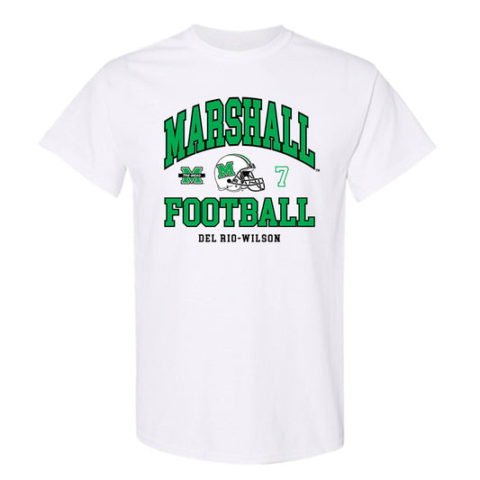Marshall - NCAA Football : Carlos Del Rio-Wilson - T-Shirt-0