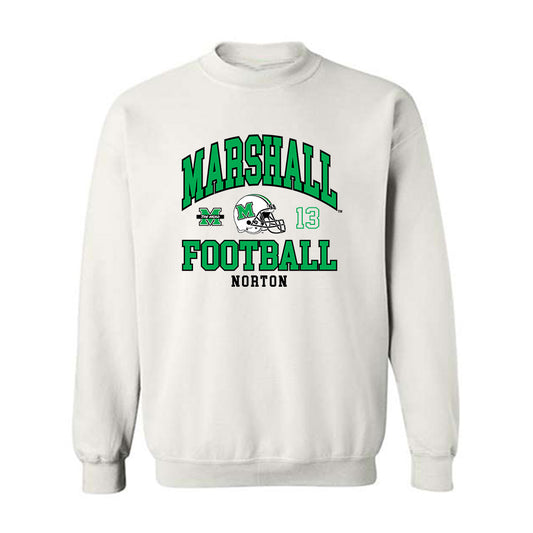 Marshall - NCAA Football : Adrian Norton - Crewneck Sweatshirt-0