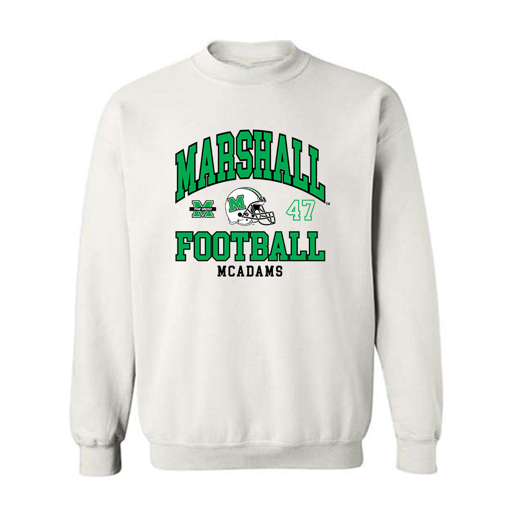 Marshall - NCAA Football : EahJay McAdams - Crewneck Sweatshirt-0