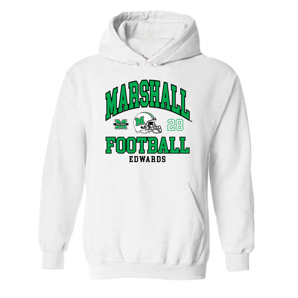 Marshall - NCAA Football : Aumad Edwards - Hooded Sweatshirt-0