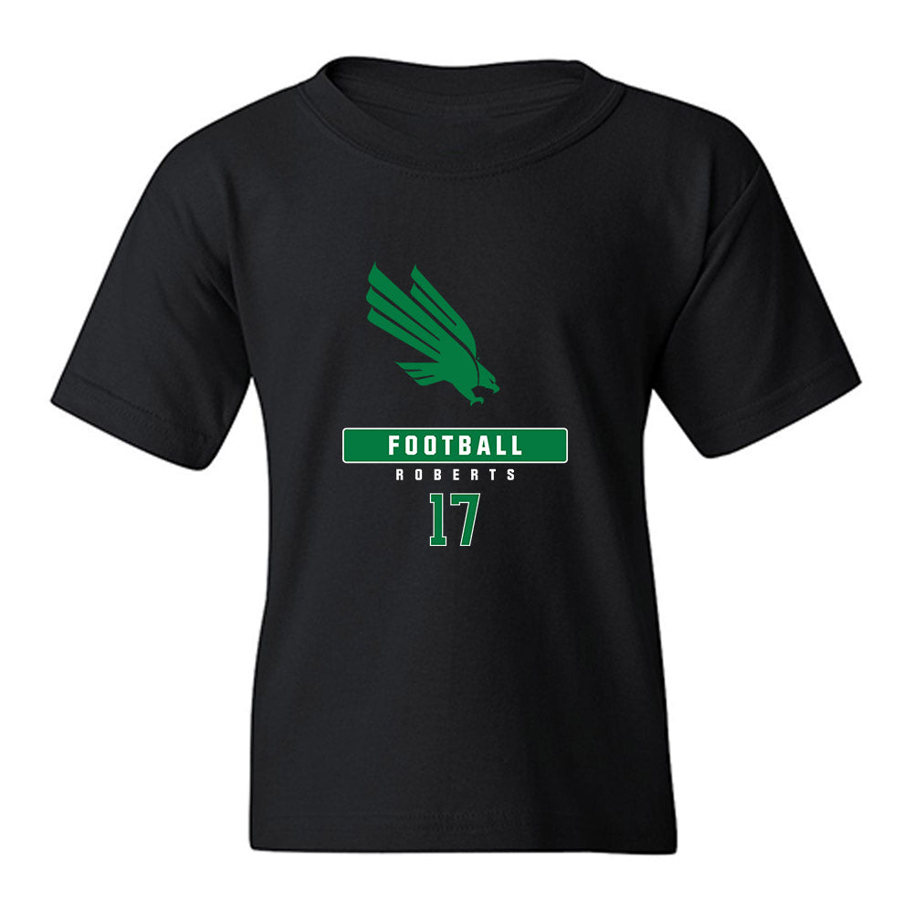 North Texas - NCAA Football : Cedric Roberts - Classic Fashion Youth T-Shirt-0