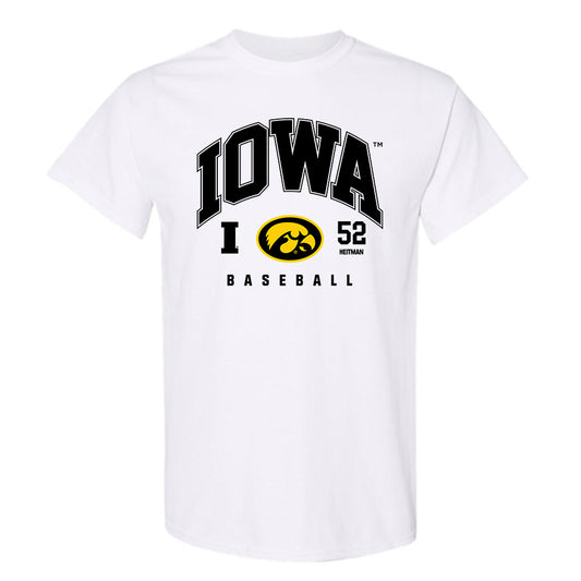 Iowa - NCAA Baseball : Nick Heitman - Classic Fashion Shersey T-Shirt-0