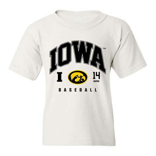Iowa - NCAA Baseball : Carter Geffre - Classic Fashion Shersey Youth T-Shirt