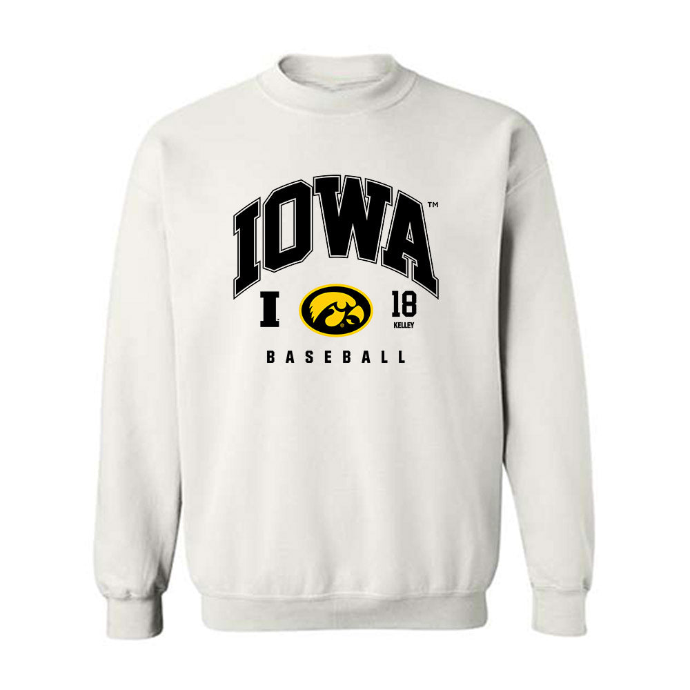 Iowa - NCAA Baseball : Milo Kelley - Classic Fashion Shersey Crewneck Sweatshirt-0
