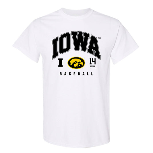 Iowa - NCAA Baseball : Carter Geffre - Classic Fashion Shersey T-Shirt