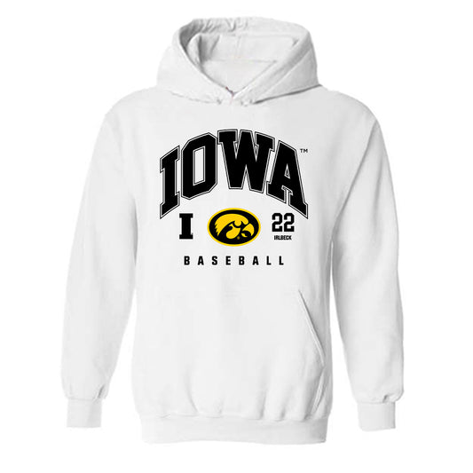 Iowa - NCAA Baseball : Brody Irlbeck - Classic Fashion Shersey Hooded Sweatshirt-0