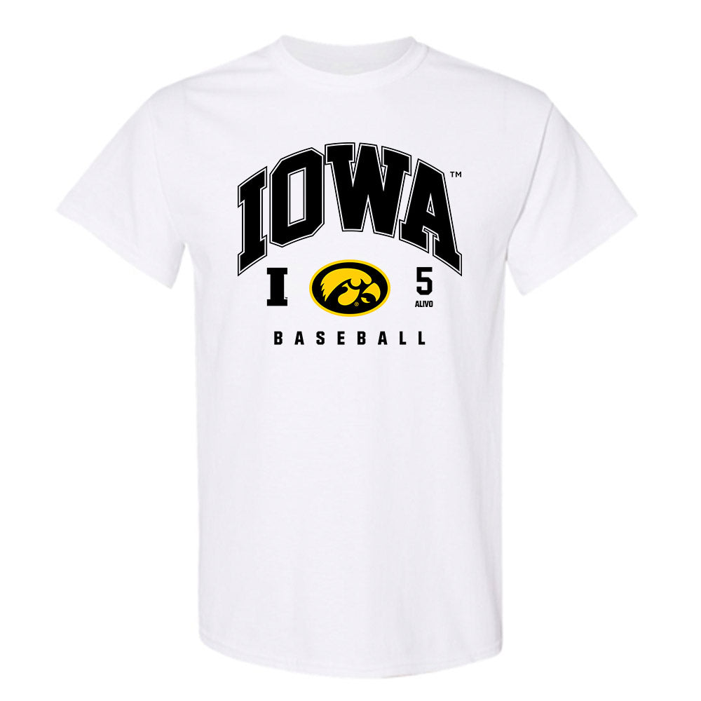 Iowa - NCAA Baseball : Kyle Alivo - Classic Fashion Shersey T-Shirt-0