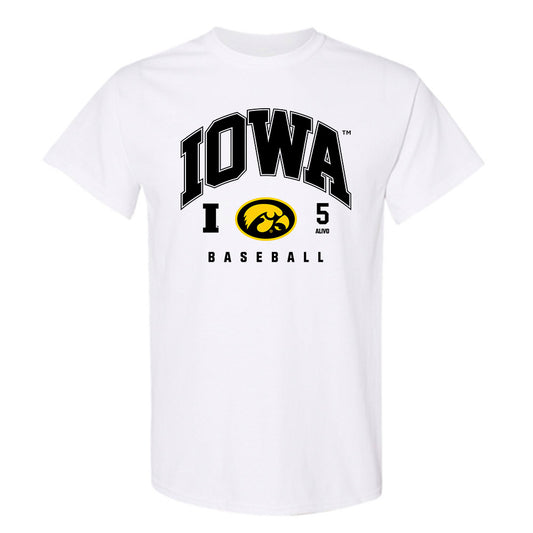 Iowa - NCAA Baseball : Kyle Alivo - Classic Fashion Shersey T-Shirt-0