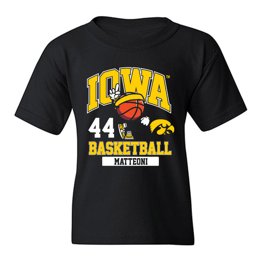 Iowa - NCAA Men's Basketball : Joey Matteoni - Classic Fashion Shersey Youth T-Shirt-0