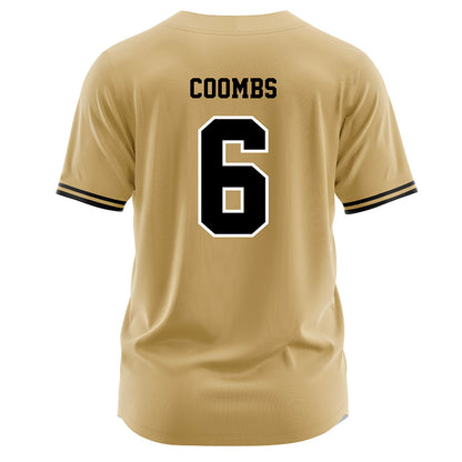 Vanderbilt - NCAA Baseball : Bud Coombs - Gold Jersey-1