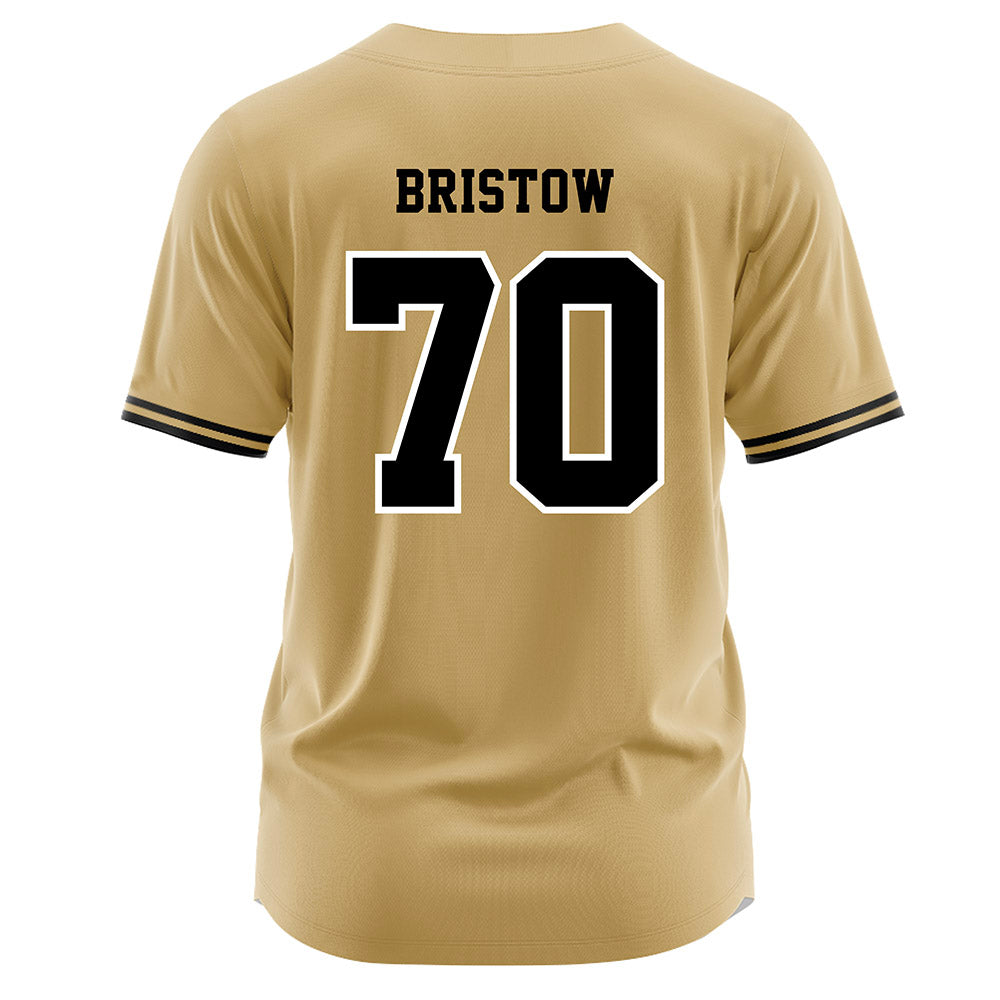 Vanderbilt - NCAA Baseball : Tristan Bristow - Gold Jersey-1
