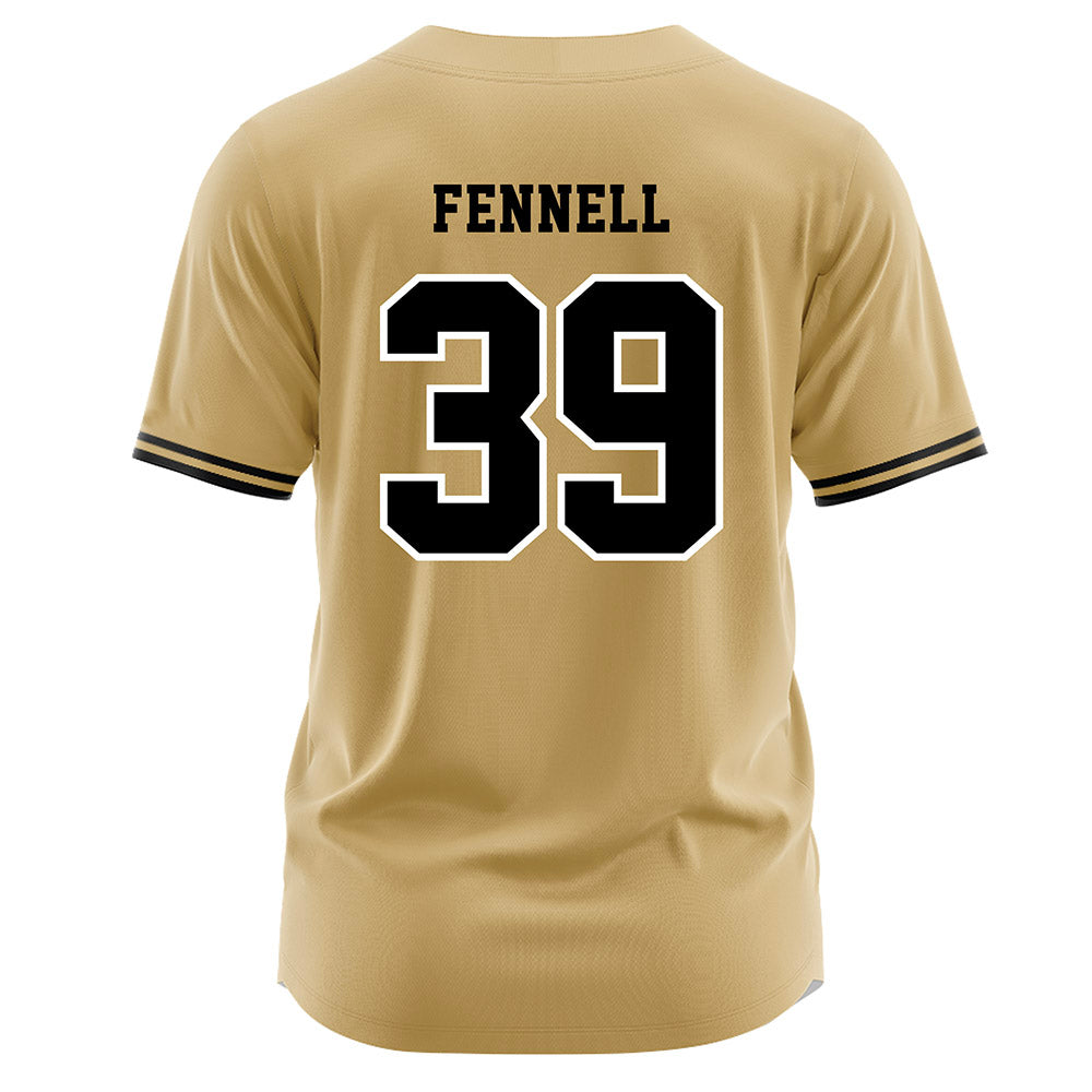 Vanderbilt - NCAA Baseball : Connor Fennell - Gold Jersey