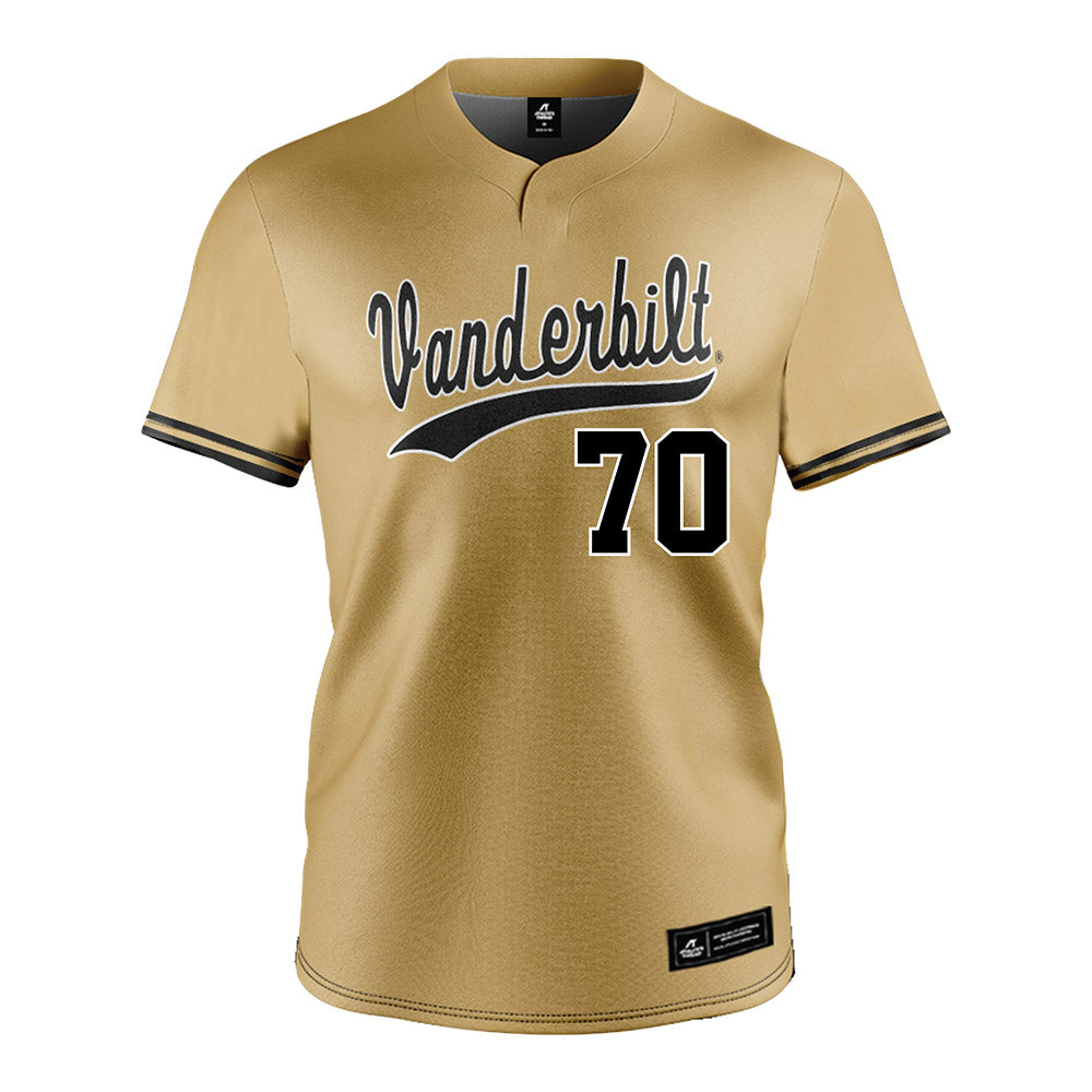 Vanderbilt - NCAA Baseball : Tristan Bristow - Gold Jersey-0