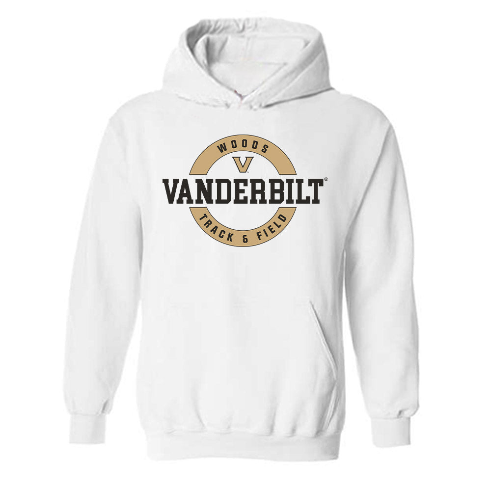 Vanderbilt - NCAA Women's Track & Field : Kylah Woods - Classic Fashion Shersey Hooded Sweatshirt-0