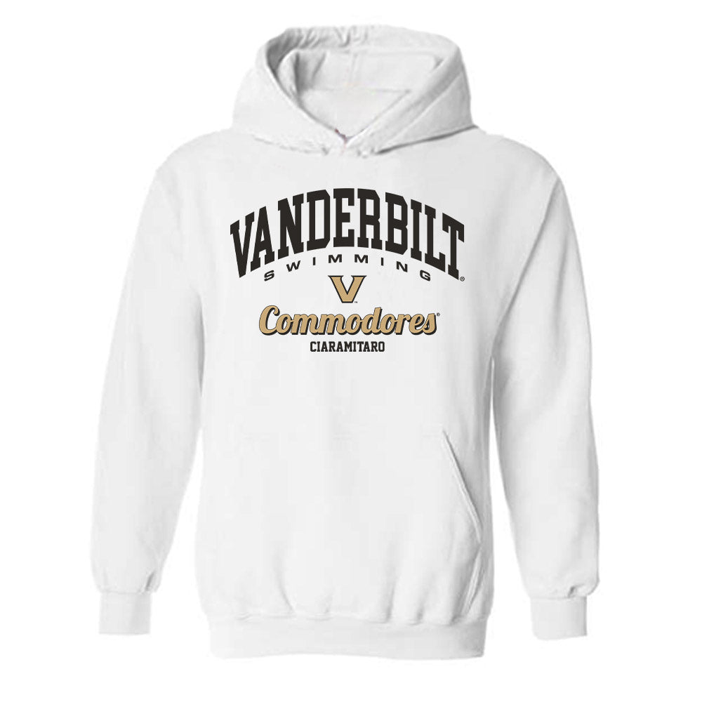 Vanderbilt - NCAA Women's Swimming & Diving : Grace Ciaramitaro - Classic Fashion Shersey Hooded Sweatshirt-0