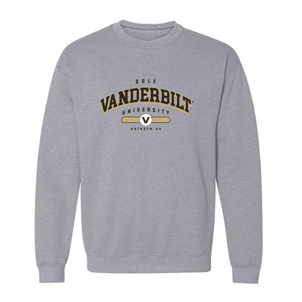 Vanderbilt - NCAA Women's Golf : Kathryn Ha - Classic Fashion Shersey Crewneck Sweatshirt-0
