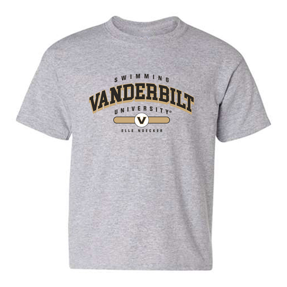 Vanderbilt - NCAA Women's Swimming & Diving : Elle Noecker - Classic Fashion Shersey Youth T-Shirt-0