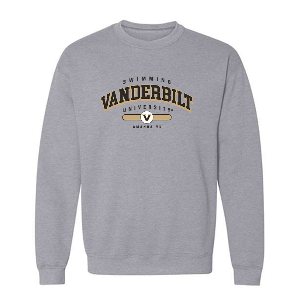 Vanderbilt - NCAA Women's Swimming & Diving : Amanda Vu - Classic Fashion Shersey Crewneck Sweatshirt-0