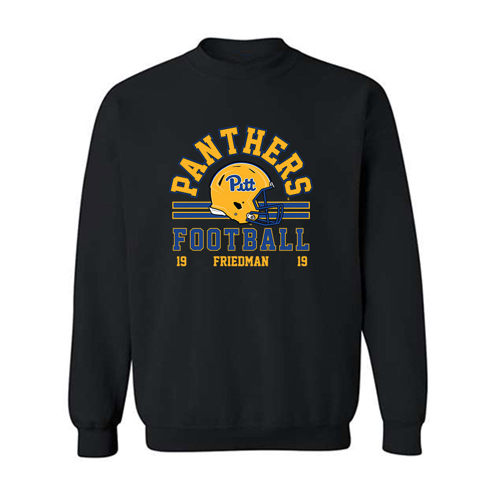 Pittsburgh - NCAA Football : Davin Friedman - Crewneck Sweatshirt-0