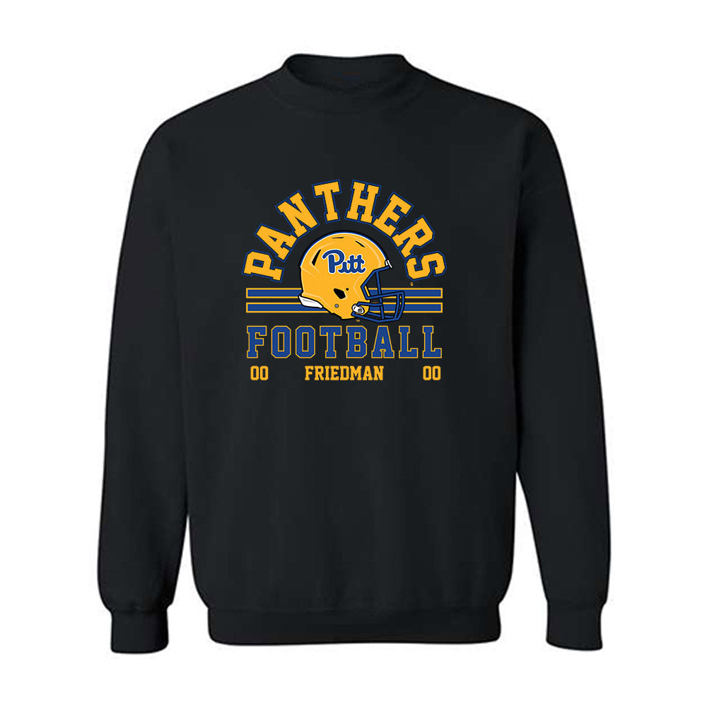 Pittsburgh - NCAA Football : Davin Friedman - Crewneck Sweatshirt-0