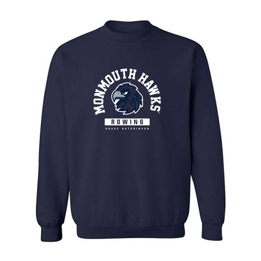 Monmouth - NCAA Women's Rowing : Grace Hutchinson - Classic Fashion Shersey Crewneck Sweatshirt-0