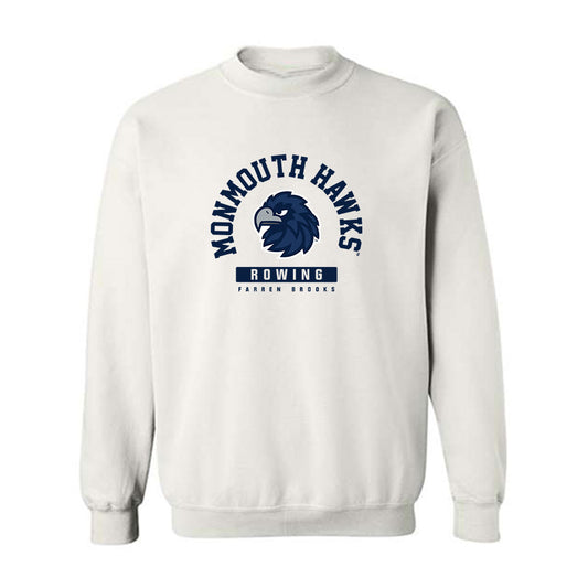 Monmouth - NCAA Women's Rowing : Farren Brooks - Classic Fashion Shersey Crewneck Sweatshirt-0