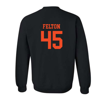 Campbell - NCAA Football : Daniel Felton - Classic Shersey Crewneck Sweatshirt-1