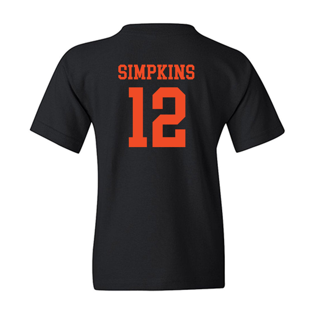 Campbell - NCAA Football : Kaleb Simpkins - Classic Shersey Youth T-Shirt-1