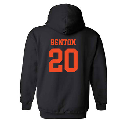 Campbell - NCAA Football : AJ Benton - Classic Shersey Hooded Sweatshirt-1