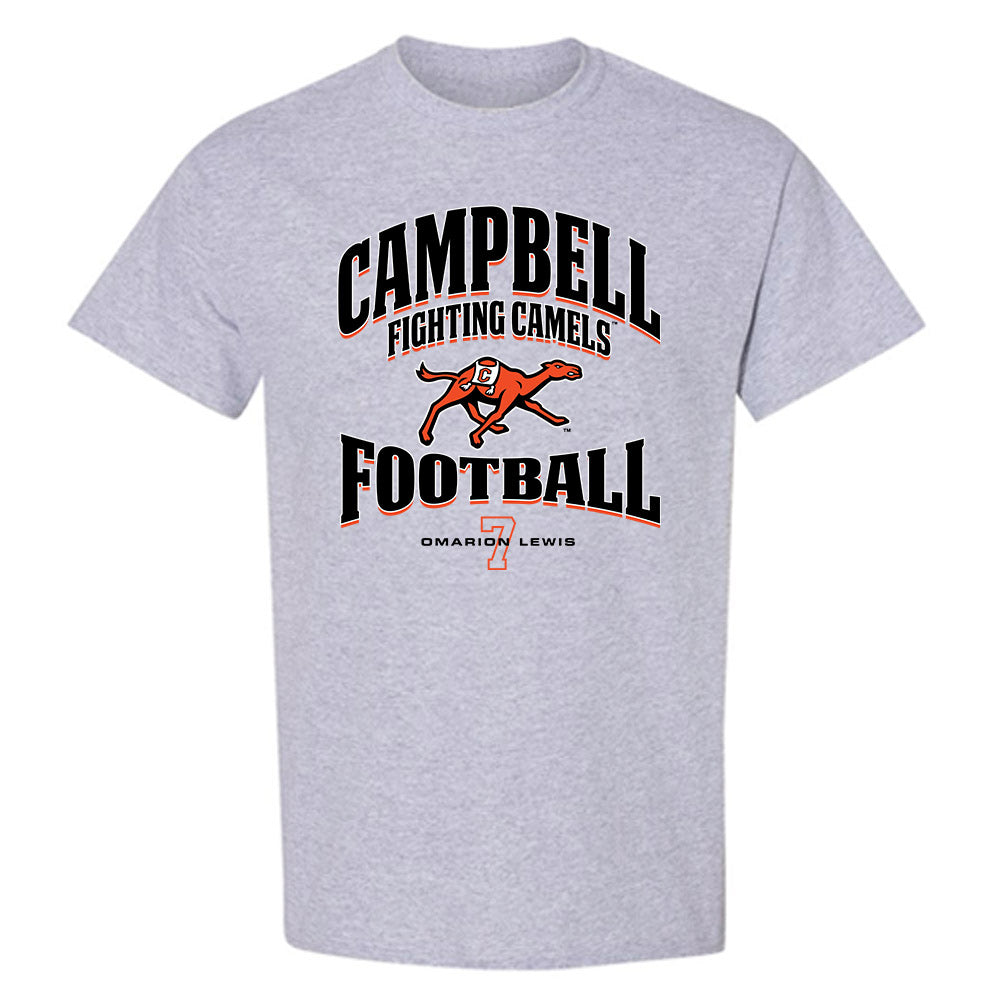 Campbell - NCAA Football : Omarion Lewis - Classic Fashion Shersey T-Shirt-0