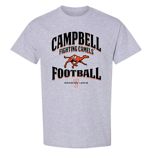 Campbell - NCAA Football : Omarion Lewis - Classic Fashion Shersey T-Shirt-0