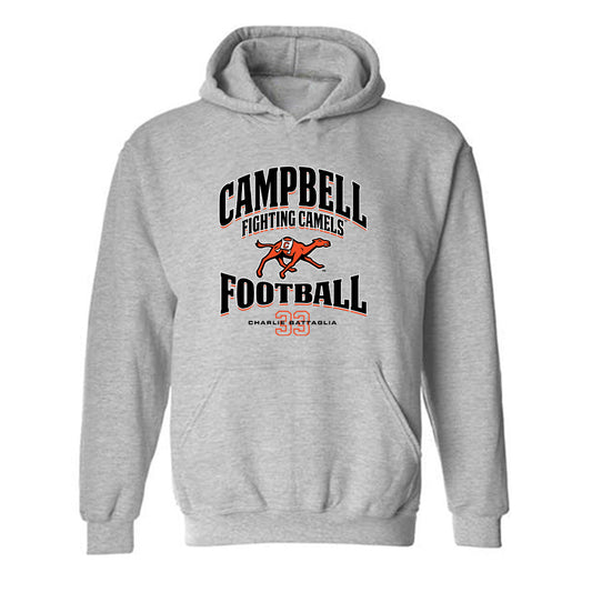Campbell - NCAA Football : Charlie Battaglia - Classic Fashion Shersey Hooded Sweatshirt-0